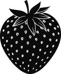 vector illustration of a strawberry