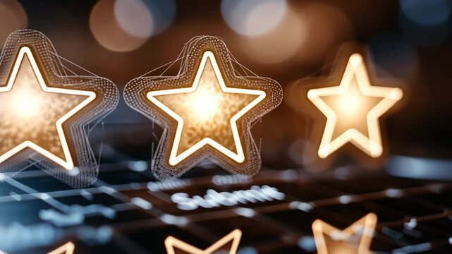 Customer Feedback Interface with Star Rating and Comment Box