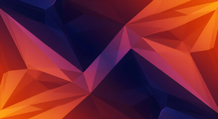 Obraz premium Abstract Geometric Background, Colorful Polygon Pattern, Vibrant Triangle Mosaic Design