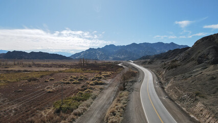 carretera en la montaña