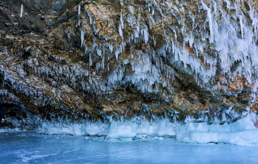 Frozen Cave of Lake Baikal