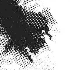 Obraz premium Abstract Black And White Halftone Pattern Texture Illustration Design For Backgrounds And Graphic