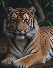 portrait of a tiger