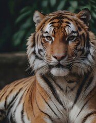 Naklejka premium portrait of a tiger