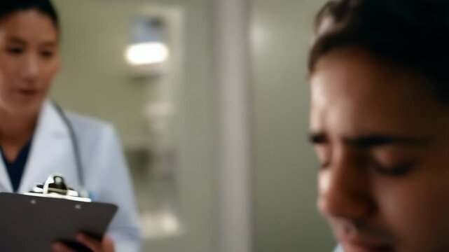 Headache or suffering like grief or another mental pain 