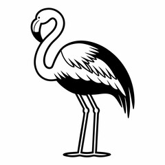 illustration of a stork