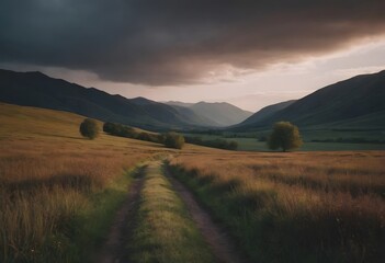 sunrise in the mountains
