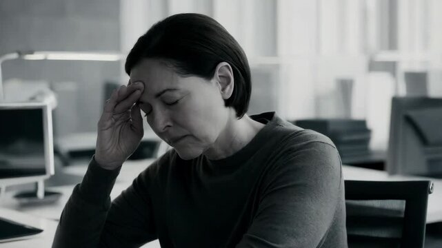 Headache or suffering like grief or another mental pain 