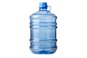 big bottle water image isolated on transparent