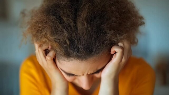 Headache or suffering like grief or another mental pain 