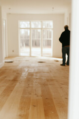 Real estate viewing, open home, viewing, buyers, real estate agent, seller, wooden floors