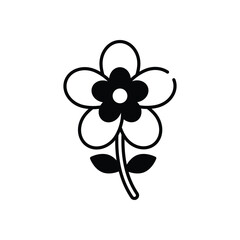 Clematis  Vector icon