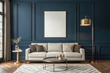 Elegant Modern Living Room Interior Design with a Touch of Sophistication and Style