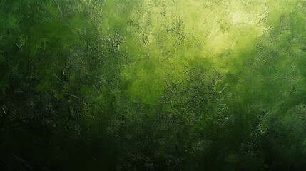 A textured green abstract background featuring various shades and tones, creating a natural and serene atmosphere.