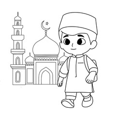 vector illustration of a chef