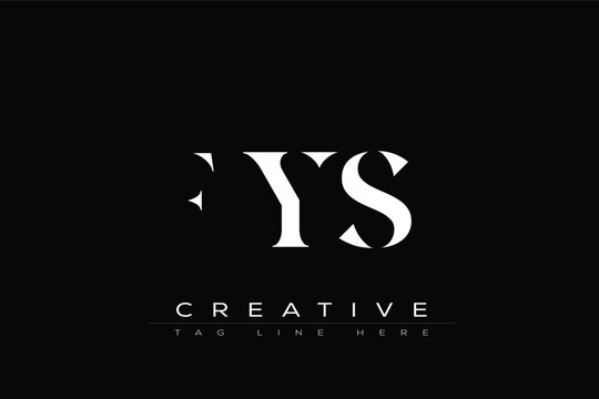 FYS abstract letter logo design. This logo is designed by three abstract letters.