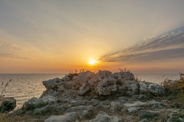 Obraz premium sunset over the sea