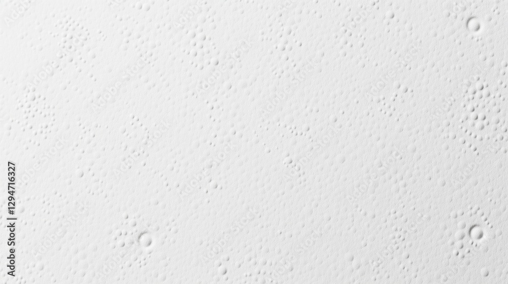 Poster a uniquely textured white surface with subtle variations and bumps evokes images of a distant lunar 