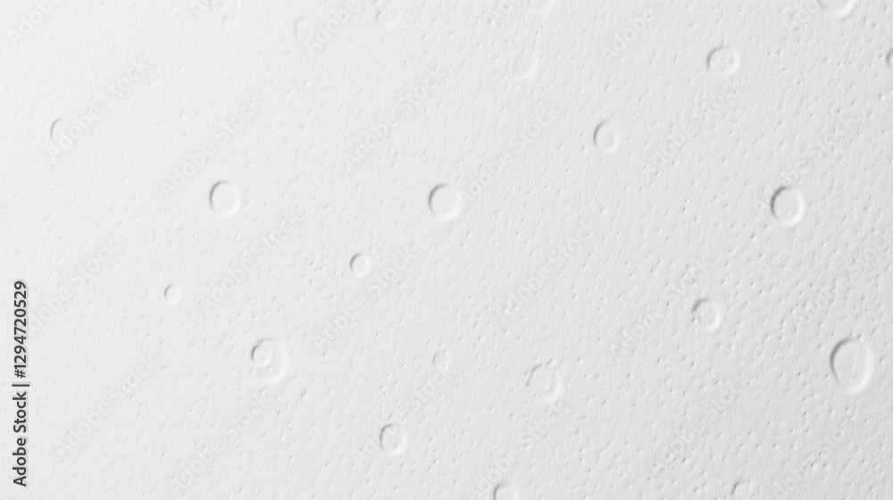 Poster delicate raindrops rest on a pristine white surface, capturing the essence of a peaceful morning. th