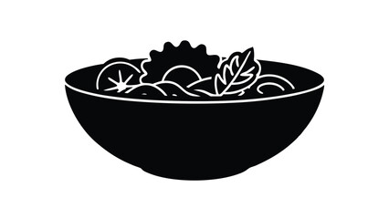 Bowl of Salad with Fresh Veggies