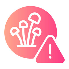 Mushroom gradient icon