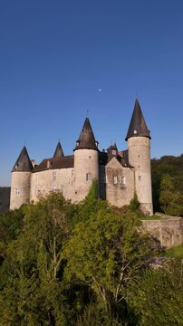 Explore the beauty of Veves Castle nestled in Belgium's scenic landscape