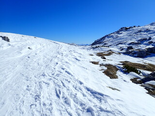 Obraz premium dachstein mountains in austria in winter