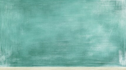 Fototapeta premium Clean Teal Chalkboard Background Ready for a Presentation
