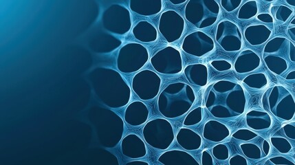 Obraz premium Abstract Blue Background with Textured Cellular Structure Design