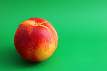 Delicious and juicy ripe peach