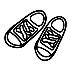 Sneakers Vector illustration Icon