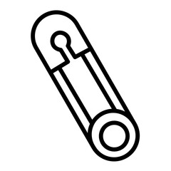 Safety Pin Vector illustration Icon