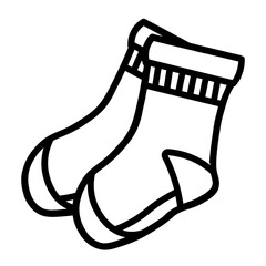 Socks Vector illustration Icon