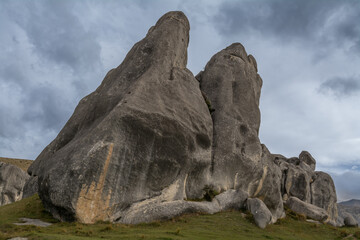 rocks in the mountains, new zealand