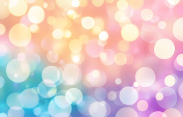 Obraz premium Colorful blurred background, pastel rainbow gradient, soft blurred background for design with copy space