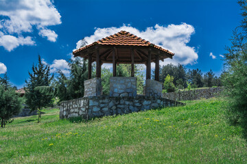 house on the hill in macedonia