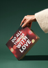 DO ALL THINGS WITH LOVE box