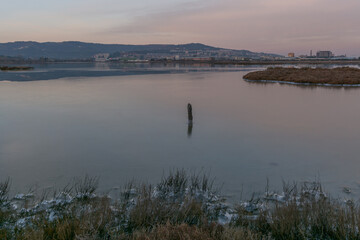 Early morning at Naravni rezervat Skocjanski zatok, Koper Slovenia