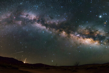 Fototapeta premium Stunning Starry Showcase Of The Southern Hemisphere - Constellations and Milky Way