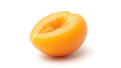 apricot on a white background