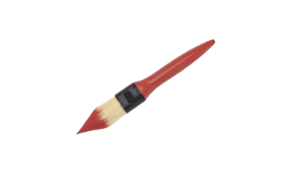 Photo Red Paint Brush Tool Art Craft Creativity Design Drawing Equipment