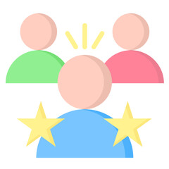 Obraz premium Team Leadership Icon