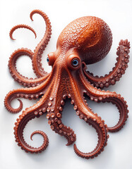 Obraz premium The Enigmatic Octopus: Intelligence and Elegance Beneath the Waves