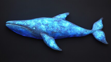 Glowing Fantasy Whale