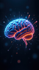 A digital illustration representing artificial general intelligence.