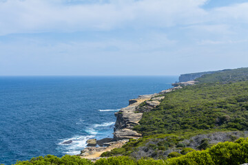 rough shore, coastline in Australia