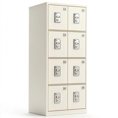 Multifunctional Locker Design for Secure Storage Solutions, Hotel supplies concept.