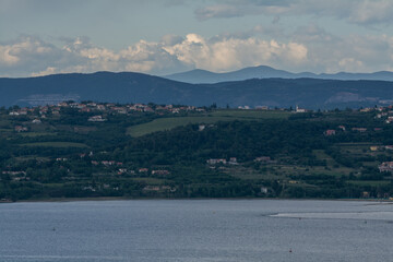 Ankaran and Hrvatini peninsula close to Koper