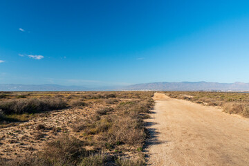 Wanderweg zwischen Cabo de Gata und La Almadraba de Montevela, Provinz Almería, Autonome Gemeinschaft Andalusien, Spanien