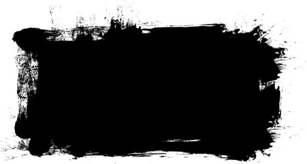 black ink brush painting banner grunge artistic abstract background